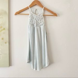 AMERICAN EAGLE • Crochet Tank Top